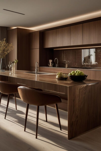 Comedor y cocina de madera